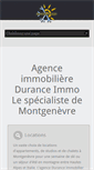 Mobile Screenshot of durance-immo.fr